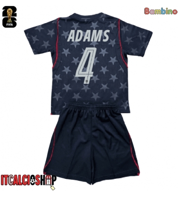 Stati Uniti Tyler Adams #4 Seconda Maglia Bambino Mondiali 2026 Manica Corta (+ Pantaloni corti)